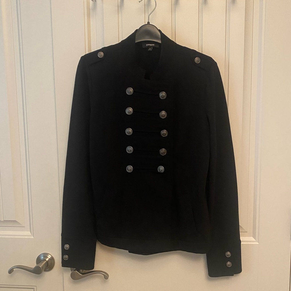 Express military sweater jacket